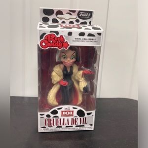 Funko Rock Candy 101 Dalmations Cruella De Vil Vinyl Figure Disney NIB